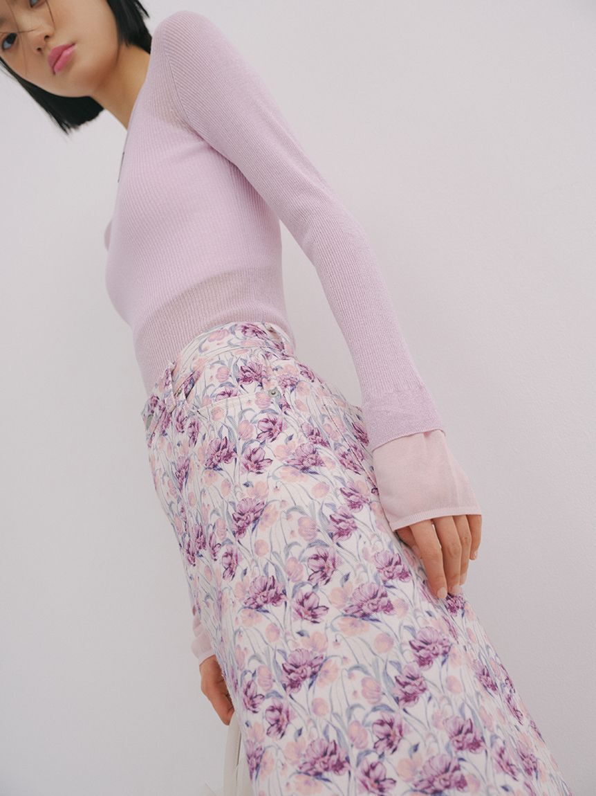 LILY BROWN「デニムロングスカート」|スカート|