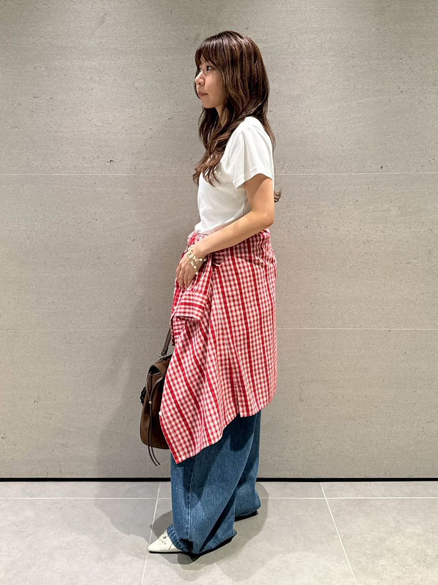 LILY BROWN Lingerie「骨格タイプ別カップインTシャツ【ウェーブ】（接触冷感）」|Tシャツ・カットソー|