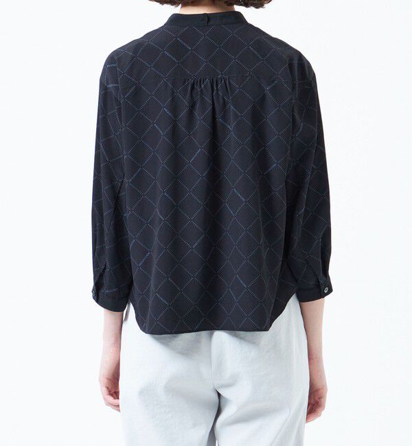 MACKINTOSH PHILOSOPHY「レタリングジオメトリープリントブラウス」|シャツ・ブラウス|