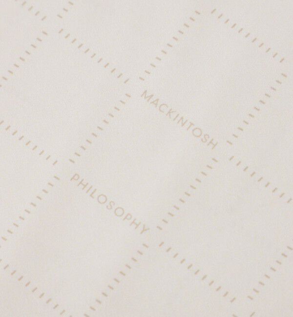 MACKINTOSH PHILOSOPHY「レタリングジオメトリープリントブラウス」|シャツ・ブラウス|