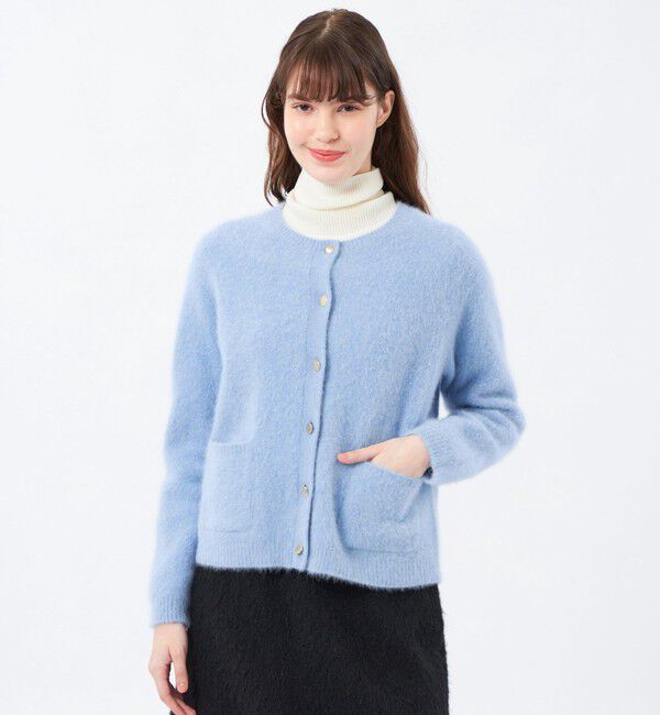 MACKINTOSH PHILOSOPHY「【ROYTON KNIT(ロイトンニット)】フォックスウール製」|ニット・セーター|ライトブルー