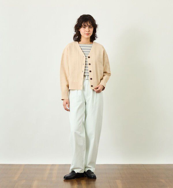 MACKINTOSH PHILOSOPHY「GREY LABEL ワイドケーブルカーディガン」|ニット・セーター|