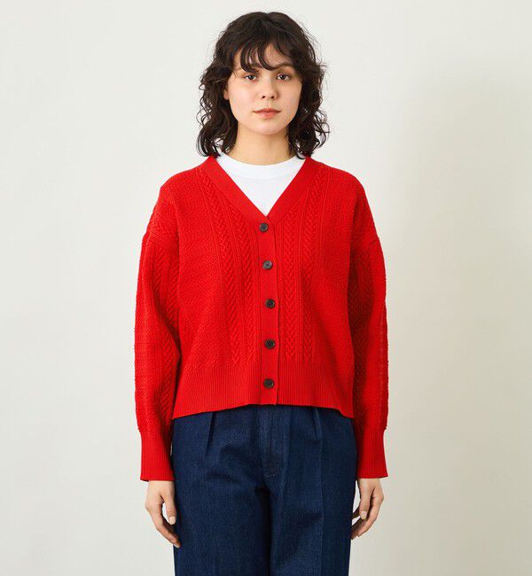 MACKINTOSH PHILOSOPHY「GREY LABEL ワイドケーブルカーディガン」|ニット・セーター|