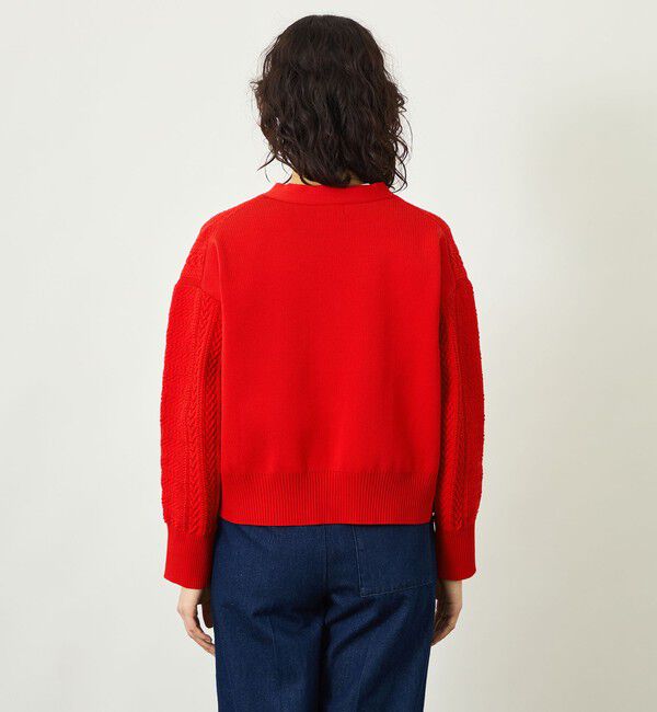 MACKINTOSH PHILOSOPHY「GREY LABEL ワイドケーブルカーディガン」|ニット・セーター|