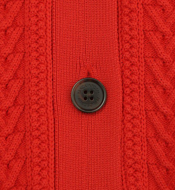 MACKINTOSH PHILOSOPHY「GREY LABEL ワイドケーブルカーディガン」|ニット・セーター|