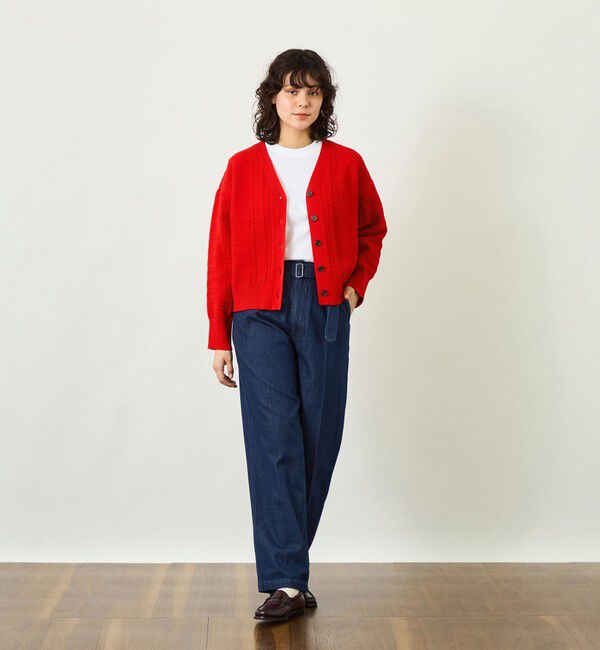 MACKINTOSH PHILOSOPHY「GREY LABEL ワイドケーブルカーディガン」|ニット・セーター|