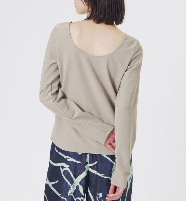  「コードピケバックオープントップス」|Tシャツ・カットソー|