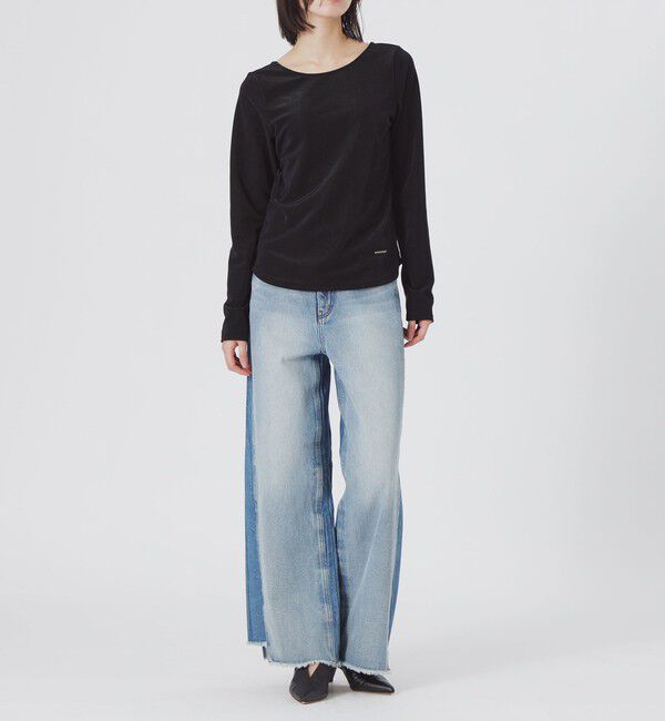  「コードピケバックオープントップス」|Tシャツ・カットソー|