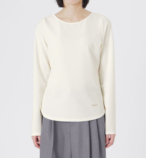  「コードピケバックオープントップス」|Tシャツ・カットソー|