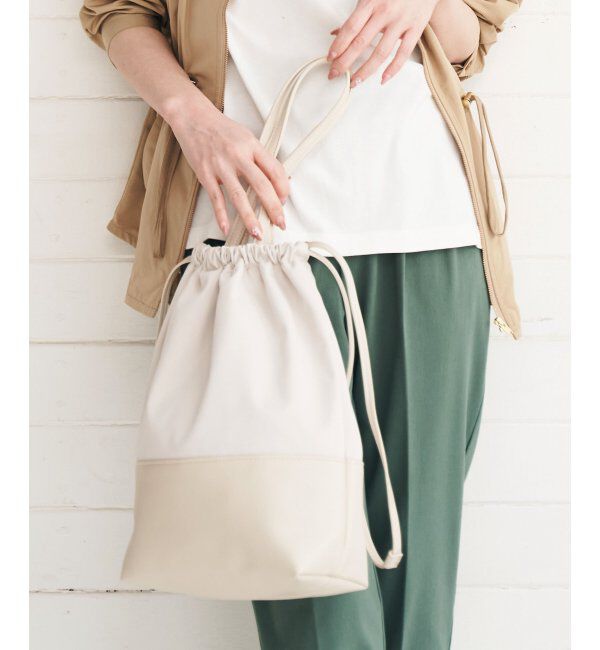 ikka「リサイクルP巾着バッグ」|その他|