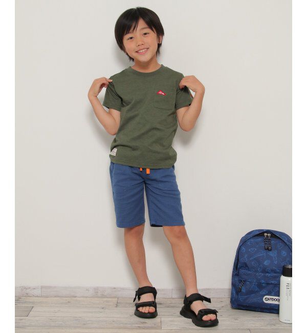 ikka kids「【親子おそろい】URBAN NATURE LIFE アーバンネイチャーライフ ワッペンTシャツ（120~160cm）」|Tシャツ・カットソー|