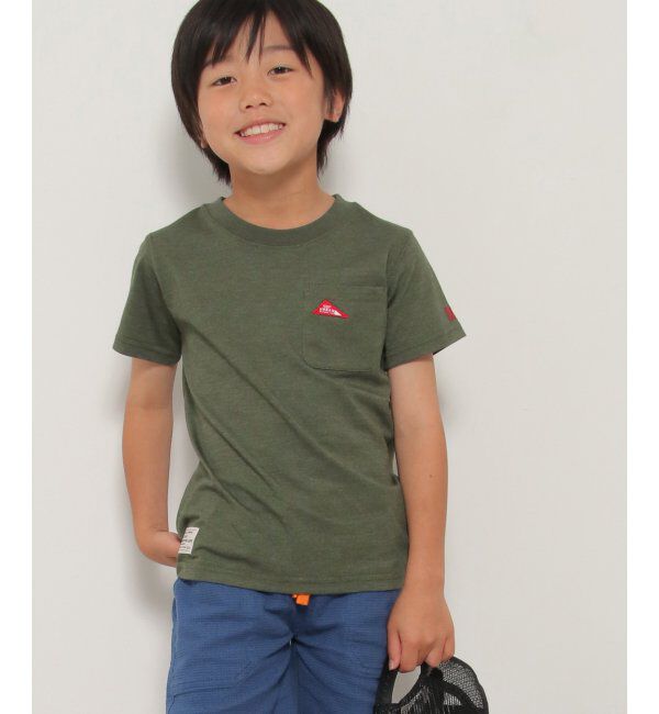 ikka kids「【親子おそろい】URBAN NATURE LIFE アーバンネイチャーライフ ワッペンTシャツ（120~160cm）」|Tシャツ・カットソー|オリーブ