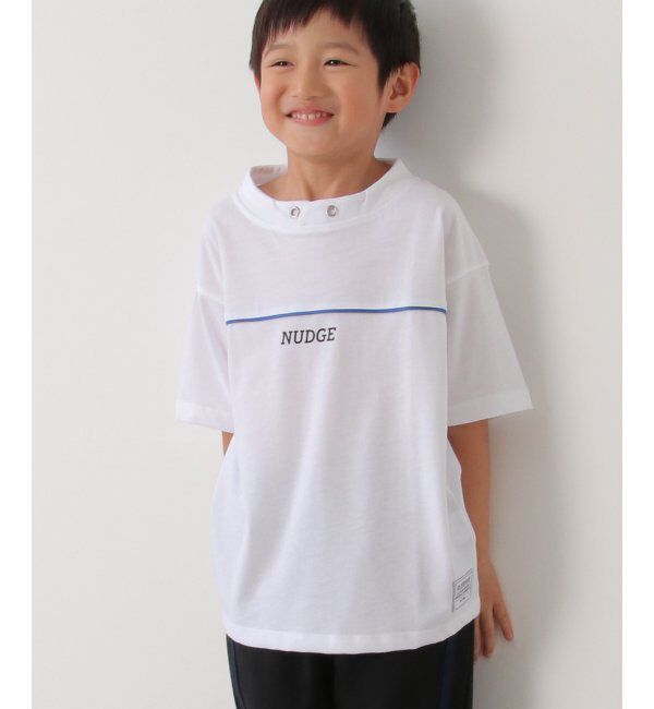 ikka kids「ルーイカラー胸パイピングTシャツ（120~160cm）」|Tシャツ・カットソー|