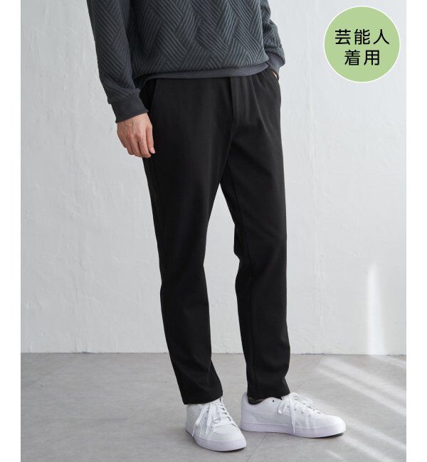 ikka「GOKU楽パンツ EASY STRETCH起毛イージー」|その他|ブラック