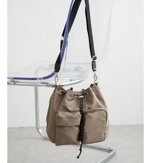 ikka「撥水リュックショルダーバッグ」|その他|モカ