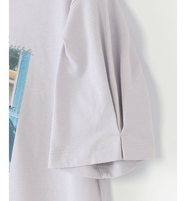 ikka kids「【親子コーデ】袖タック冷感プリントTシャツ（120~160cm）」|Tシャツ・カットソー|