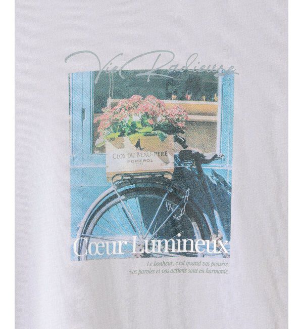 ikka kids「【親子コーデ】袖タック冷感プリントTシャツ（120~160cm）」|Tシャツ・カットソー|