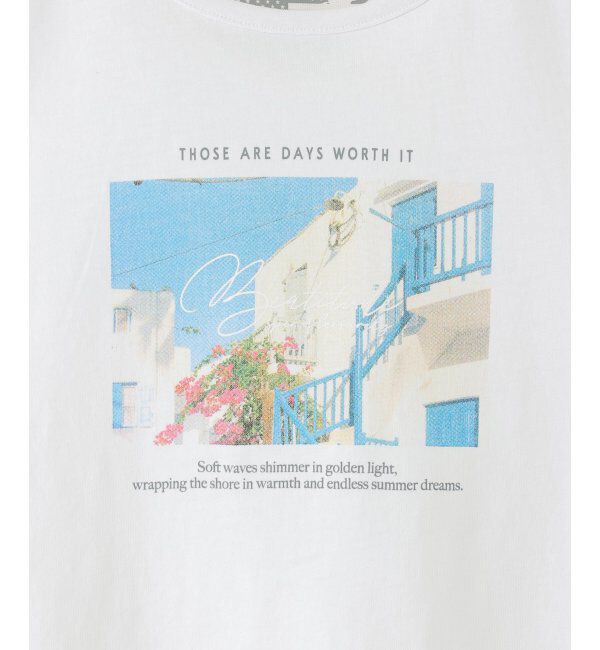 ikka kids「【親子コーデ】袖タック冷感プリントTシャツ（120~160cm）」|Tシャツ・カットソー|