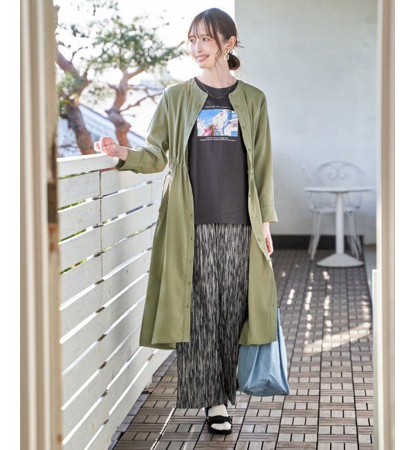 ikka「冷感ロゴフォトプリントTシャツ」|Tシャツ・カットソー|