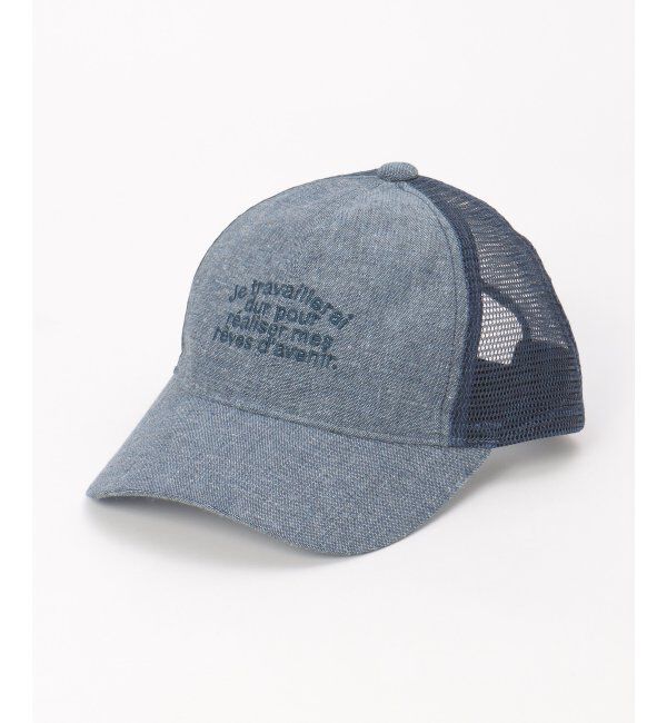 ikka kids「リネンライク刺繍ロゴメッシュキャップ」|その他|