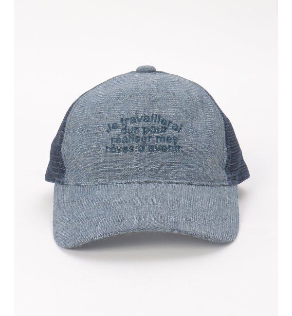 ikka kids「リネンライク刺繍ロゴメッシュキャップ」|その他|