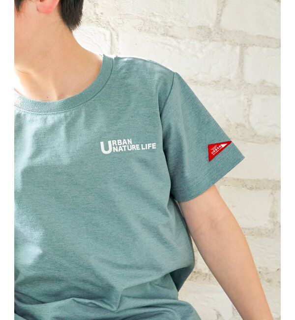 ikka kids「URBAN NATURE LIFE アーバンネイチャーライフ ドライCOOLバックプリントTシャツ（120~160cm）」|Tシャツ・カットソー|