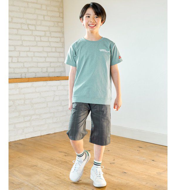 ikka kids「URBAN NATURE LIFE アーバンネイチャーライフ ドライCOOLバックプリントTシャツ（120~160cm）」|Tシャツ・カットソー|
