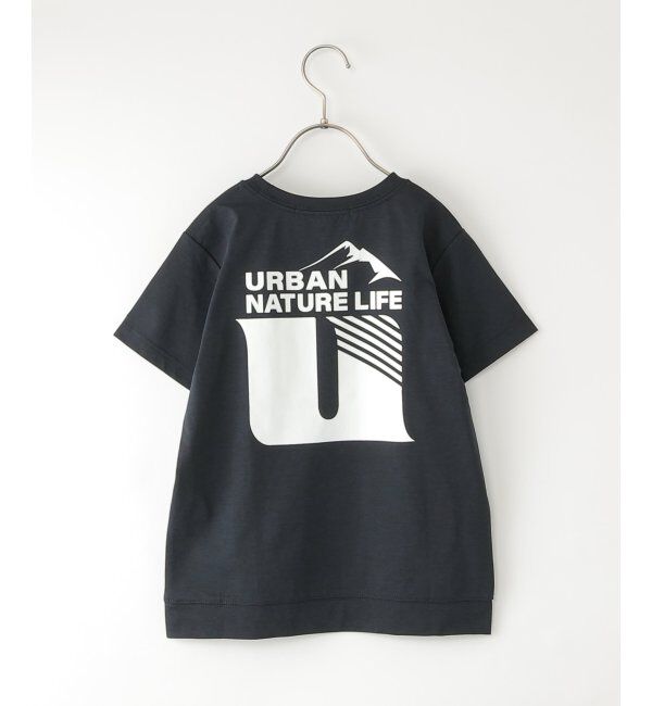 ikka kids「URBAN NATURE LIFE アーバンネイチャーライフ ドライCOOLバックプリントTシャツ（120~160cm）」|Tシャツ・カットソー|