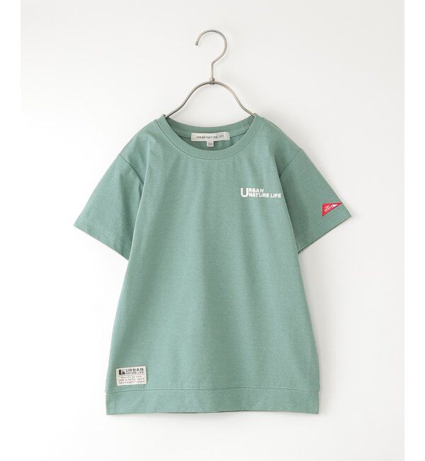 ikka kids「URBAN NATURE LIFE アーバンネイチャーライフ ドライCOOLバックプリントTシャツ（120~160cm）」|Tシャツ・カットソー|