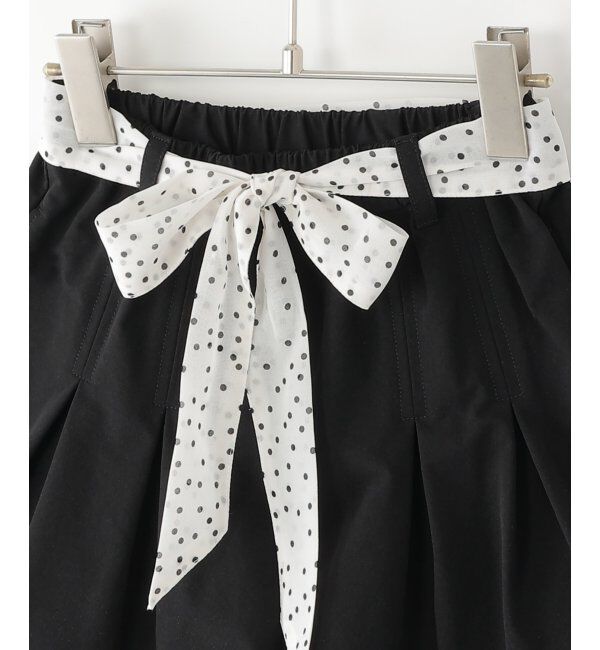 ikka kids「さらっとスカーフ付きタックキュロット（120~160cm）」|その他|