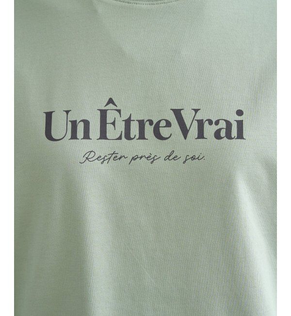 ikka「【接触冷感】裾レイヤードプリントTシャツ」|その他|