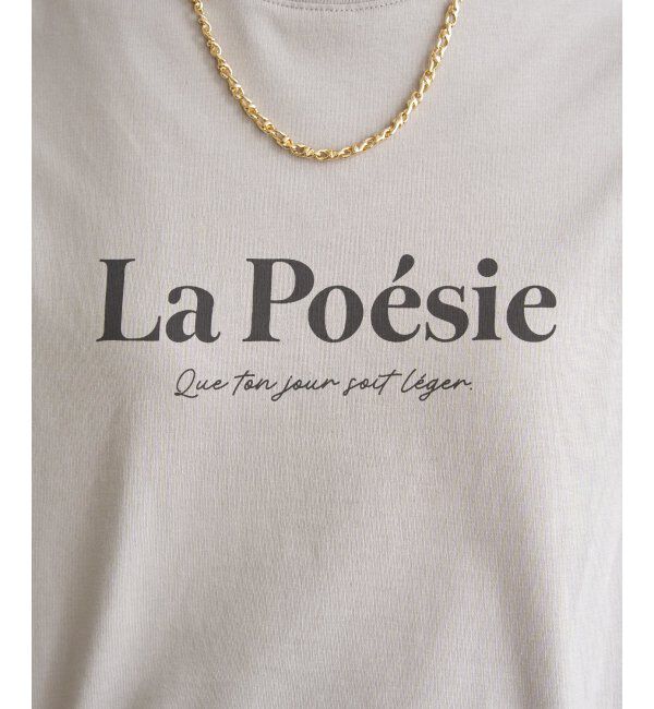 ikka「【接触冷感】裾レイヤードプリントTシャツ」|その他|