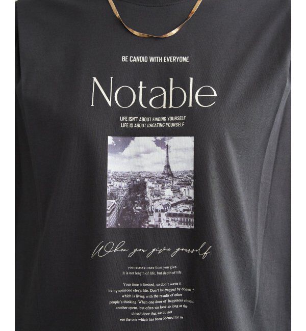 ikka「【接触冷感】ロゴフォトチュニックTシャツ」|その他|