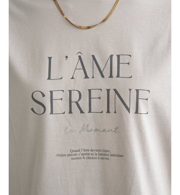 ikka「【接触冷感】ロゴフォトチュニックTシャツ」|その他|