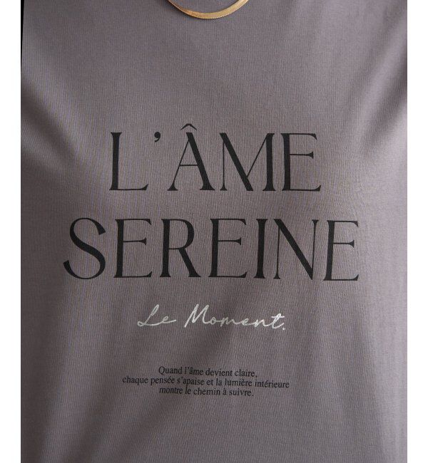 ikka「【接触冷感】ロゴフォトチュニックTシャツ」|その他|