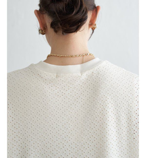 ikka「【お得だ値】冷感アイレットレースプルオーバー」|その他|