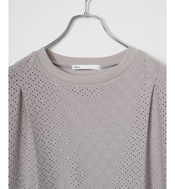 ikka「【お得だ値】冷感アイレットレースプルオーバー」|その他|