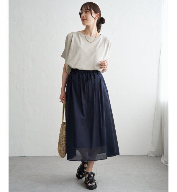 ikka「【お得だ値】冷感ショルダータックプルオーバー」|その他|