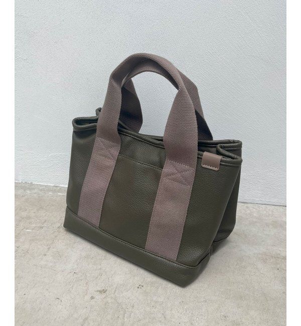 Lbc with Life「仕切りミニトートバッグ」|その他|カーキ