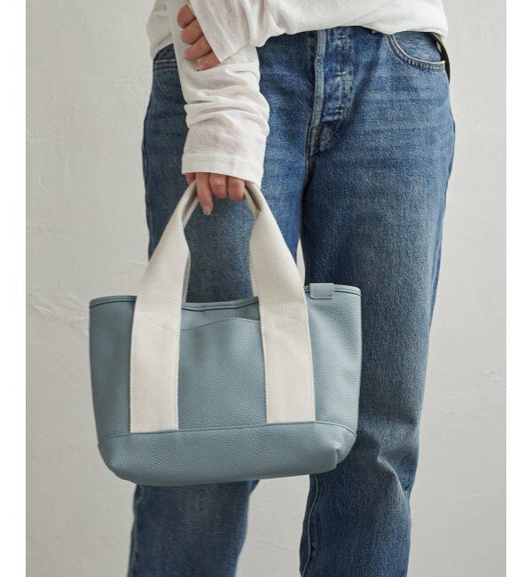 Lbc with Life「仕切りミニトートバッグ」|その他|ライトブルー