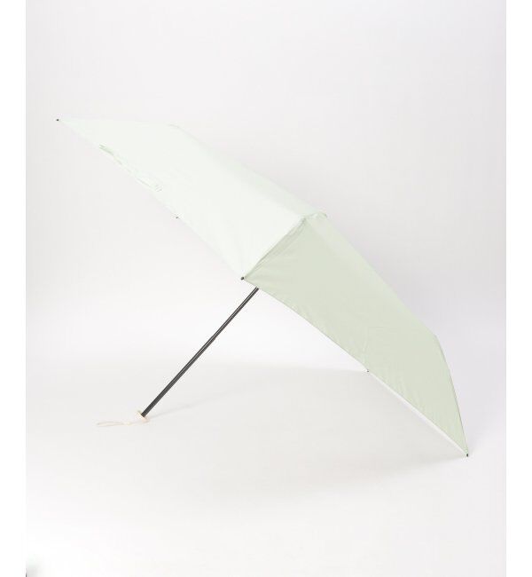 Lbc with Life「Wpc. エアライトソリッドミニ傘 折りたたみ傘 晴雨兼用」|傘|ライトグリーン