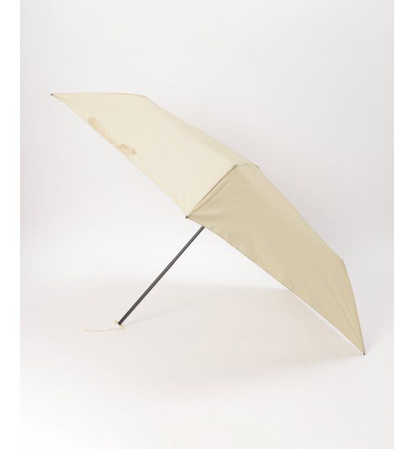 Lbc with Life「Wpc. エアライトソリッドミニ傘 折りたたみ傘 晴雨兼用」|傘|ベージュ