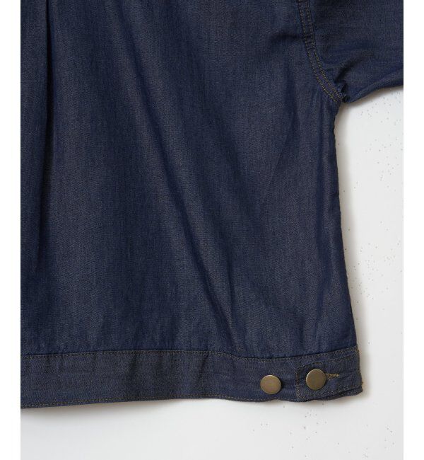 Lbc with Life「リネン／デニム ワークシャツジャケット」|ブルゾン・スタジャン|