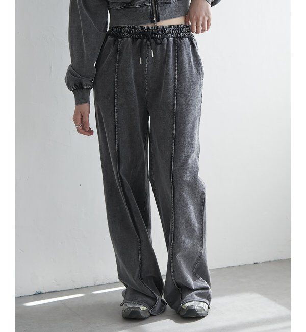 VENCE share style「【セットアップ対応】ケミカルスウェットパンツ」|スカート|