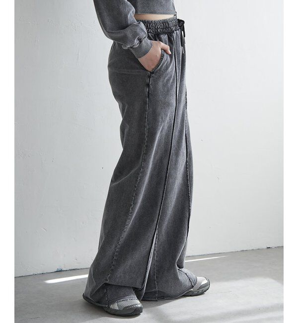 VENCE share style「【セットアップ対応】ケミカルスウェットパンツ」|スカート|