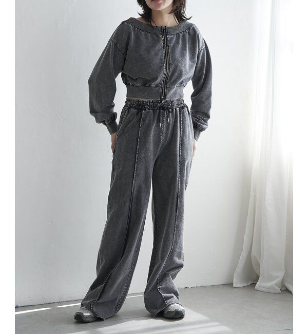 VENCE share style「【セットアップ対応】ケミカルスウェットパンツ」|スカート|