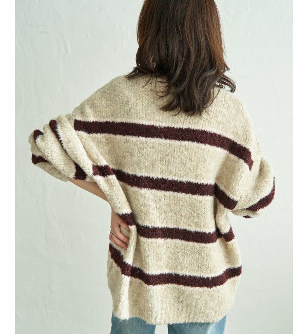 VENCE share style「ブークレーボーダープルオーバー」|ニット・セーター|