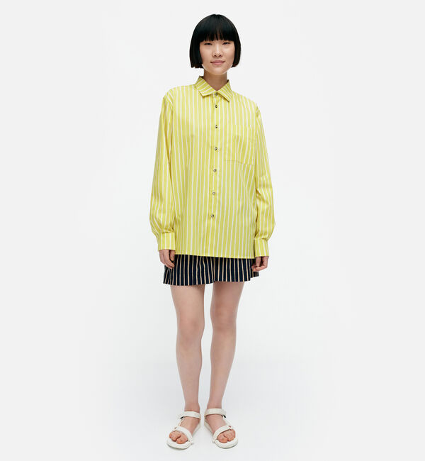 Marimekko「Piccolo シャツ」|シャツ・ブラウス|ライトグリーン