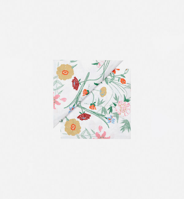 Marimekko「Puutarhakutsut カクテルナプキン 25&times;25cm」|その他|ﾎﾜｲﾄ&times;ｸﾞﾘｰﾝ&times;ｵﾚﾝｼﾞ