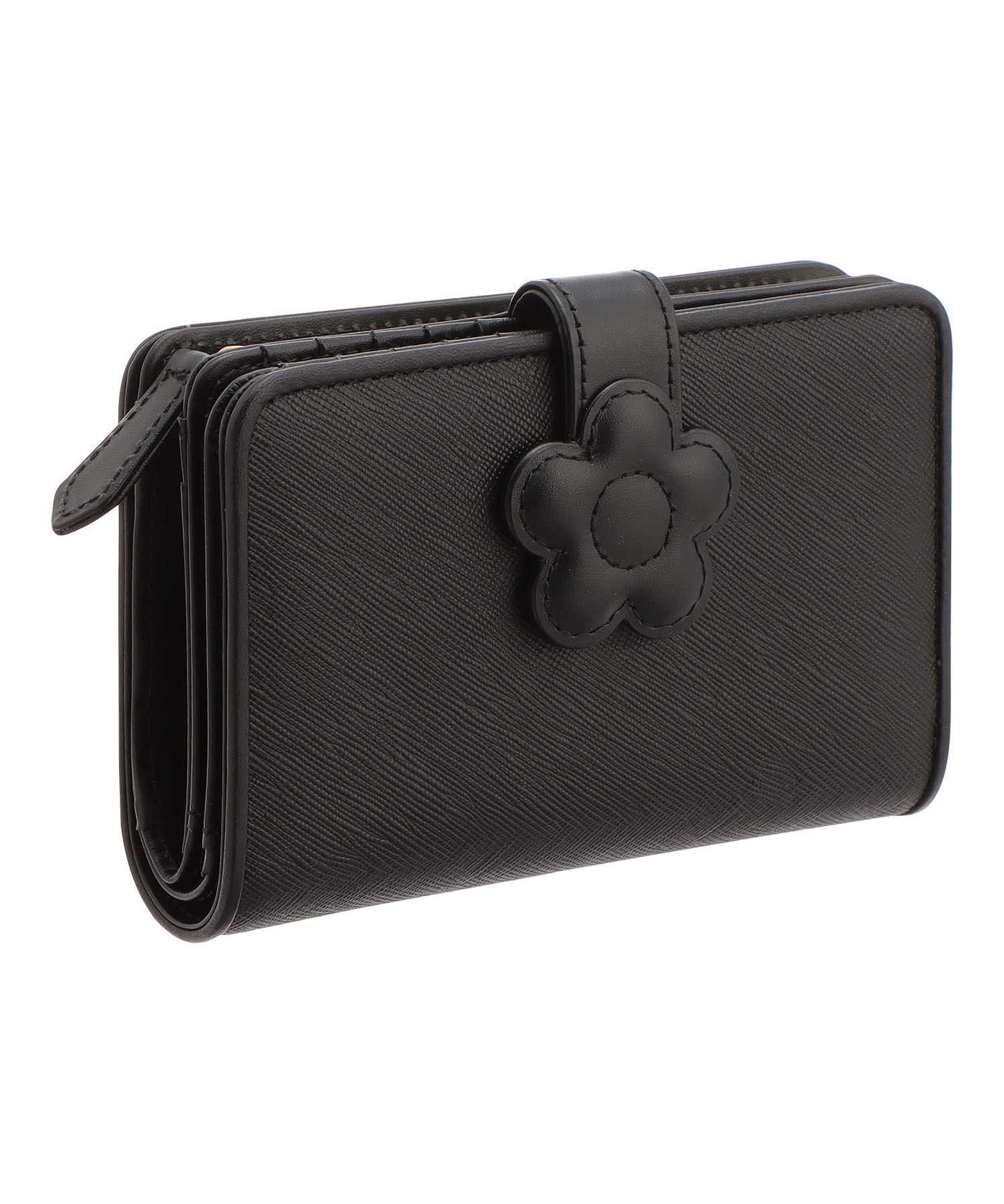 MARY QUANT「デイジーパッチスナップ2 Lウォレット」|財布|